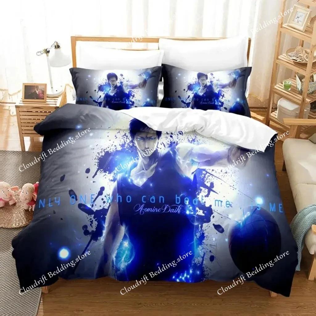 Anime Kuroko's Basketball Bedding Set Boys Girls Twin Queen Size Duvet Cover Pillowcase Bed Kids Adult Home Textileextile026