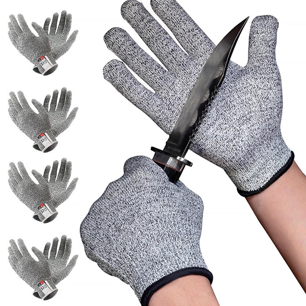 Rinda Work Gloves for Disaster Preparedness and Disaster and for Adults and Perfect for and Other Level Ideal for Outdoor and Cut-Resistant (5 Pairs)