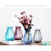 Glass Vase Vase Solid Color Clear Style Pink Glass Water Bottle Jug 14.5cm High Decorative Home Wedd