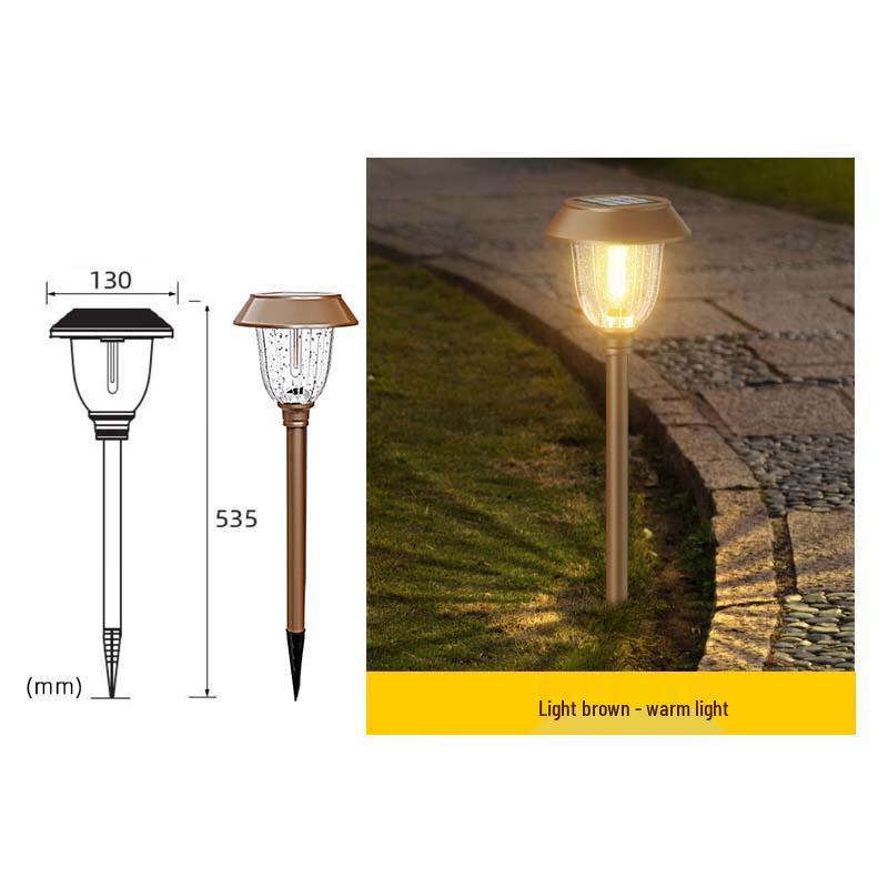 Solar Tungsten-Style Garden Lawn Light