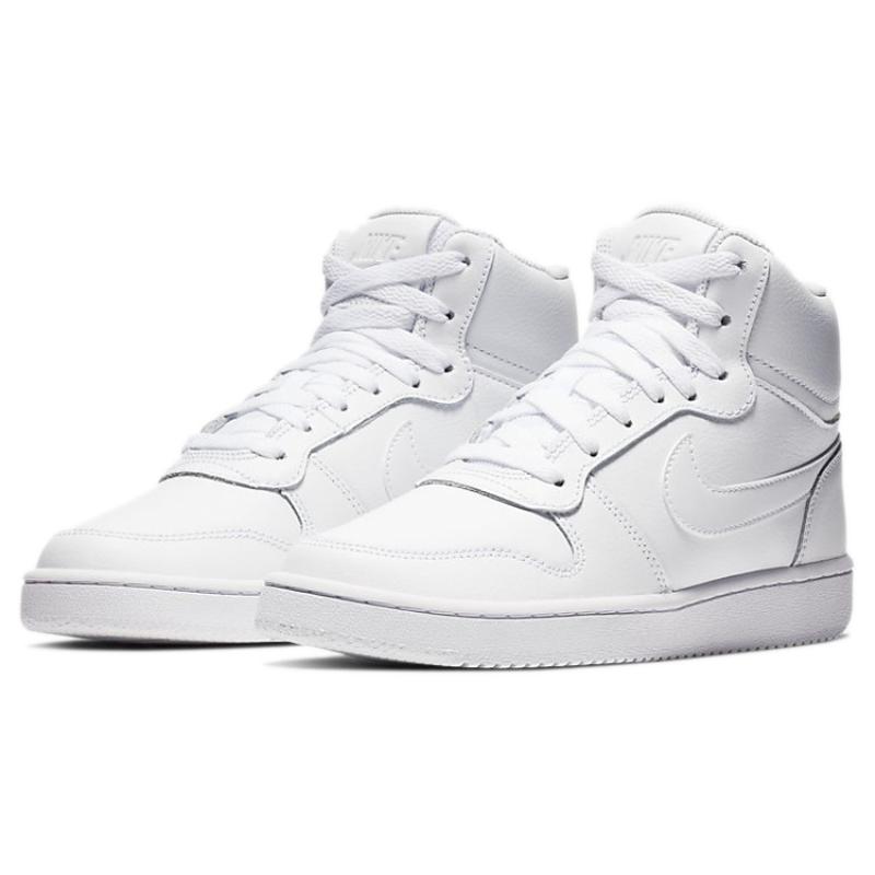 Nike Ebernon Mid Triple White Damesko Sneakers AQ1778-100
