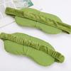Funny Sad Frog Eye Mask Soft Plush Frog Blindfold Light-Blocking Breathable Sleep Mask for Travel Office Home Novelty