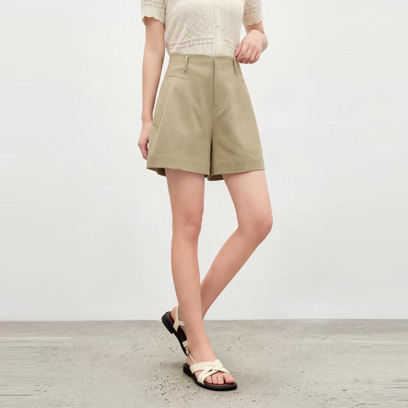 Women's High-Waisted A-Line Casual Shorts
