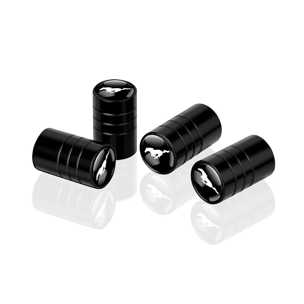 Car Tire Valve Stem Caps Car Wheel Tyre Air Valve Covers For Ford MUSTANG Edge TAURUS ST Fiesta Mondeo SHELBY Fusion Escape Kuga knsh65