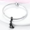 Original Charms Copper Cute Black Border Collie Pendants Fit Charms Plata Bracelets For Women Jewelry Making Fine Gifts