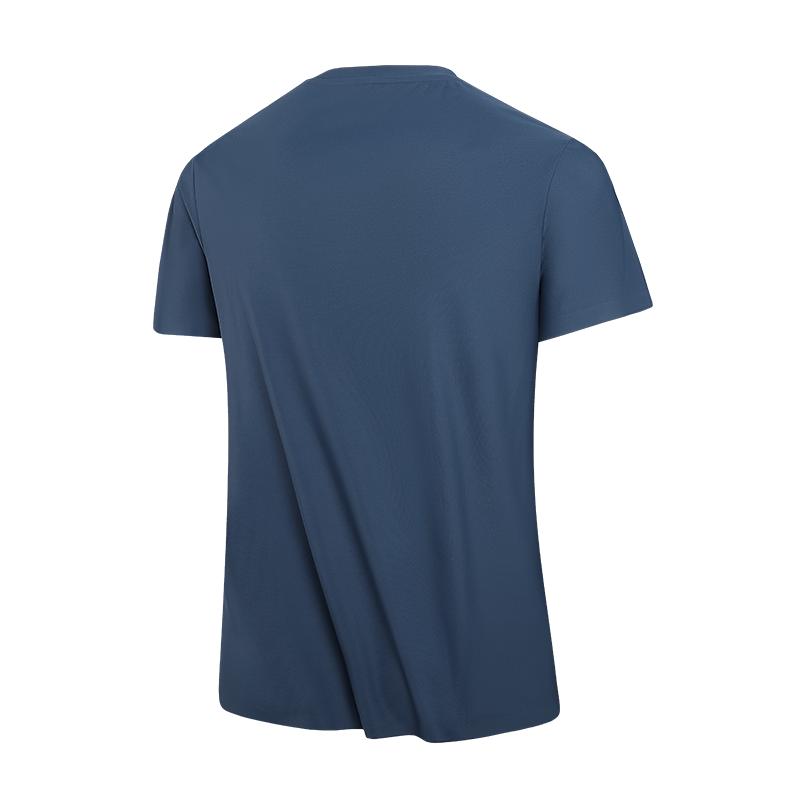 Half-sleeve Men's Round-neck Ice Silk T-shirt, Men's Sports And Leisure Running Tops, Men's Light And Breathable Fitness Short-sleeves