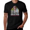 De Zes Miljoen Dollar Unisex Sticker T-shirt Casual Ademend Top met Korte Mouwen