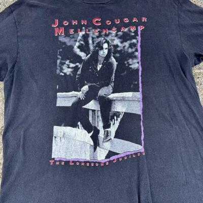 John Cougar Mellencamp The Lonesome Jubilee Maglietta 100% Cotone T-shirt da Adulto 8D299 Maglietta Unisex