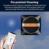 Robot Window Cleaner LIECTROUX YW710 ,Dual Water Spray,Smart Memory,High Vacuum Suction, Laser Sensor, Home Wall Glass Cleaning Robot