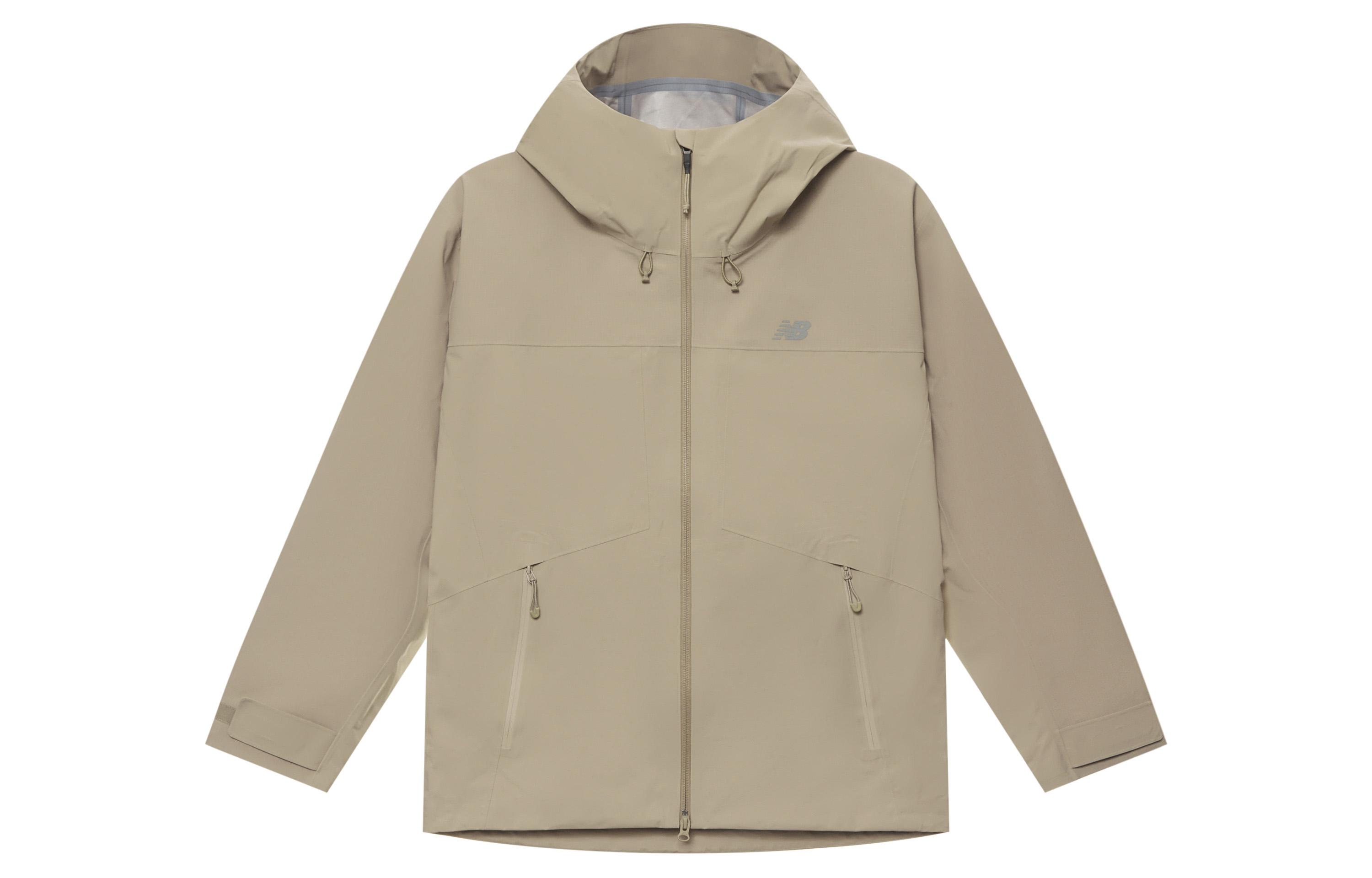 New Balance Waterproof, Windproof, And Breathable Jackets & Coats Unisex Khaki NAE33141-LB M