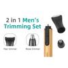 Multifunctional VGR Mini 2-in-1 USB Electric Shaver Hair Deep Cleaning Set Men's Shaver Shaver Nose Hair Trimmer Hair Removal  Personal Care V-626