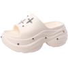 Fashion Versatile Casual Retro Exquisite Rivet One-word Slippers Women's Summer New Outer Wear Thick-soled Cool Slippers