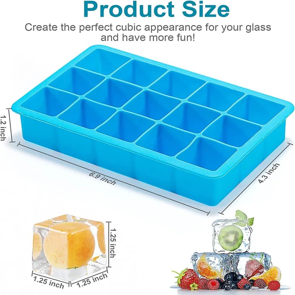 Compartment Home Silicone Ice Mould Stanleys Cup Cube Mold Ice Cream Machine Bar Wine Maker Non-toxic Durable Kitchen Tools