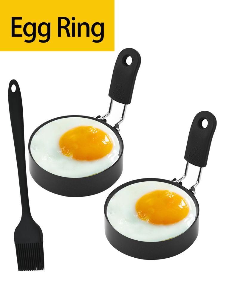 Paslanmaz çelik omlet ev tipi yuvarlak kızarmış yumurta buharda pişirilmiş poşe omlet kalıbı mutfak pişirme aleti