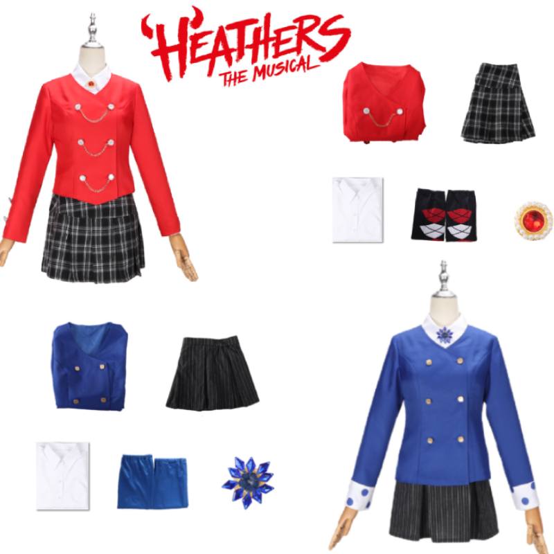 The Heathers Musikal Veronica Sawyer Halloween Cosplay Kostyme Draktssett Polyester