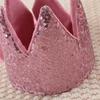 Ins Baby Shower Girl Glitter Pink Crown Boy Birthday Party Headwear Stage Performance Headband Star Fairy Stick