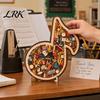 Precision Cut Wood Puzzle Musical Note Wooden Decoration, Instrument Jigsaw Puzzle, Decoration Family Night Challenge Game, Gift for Kids Adults Game
