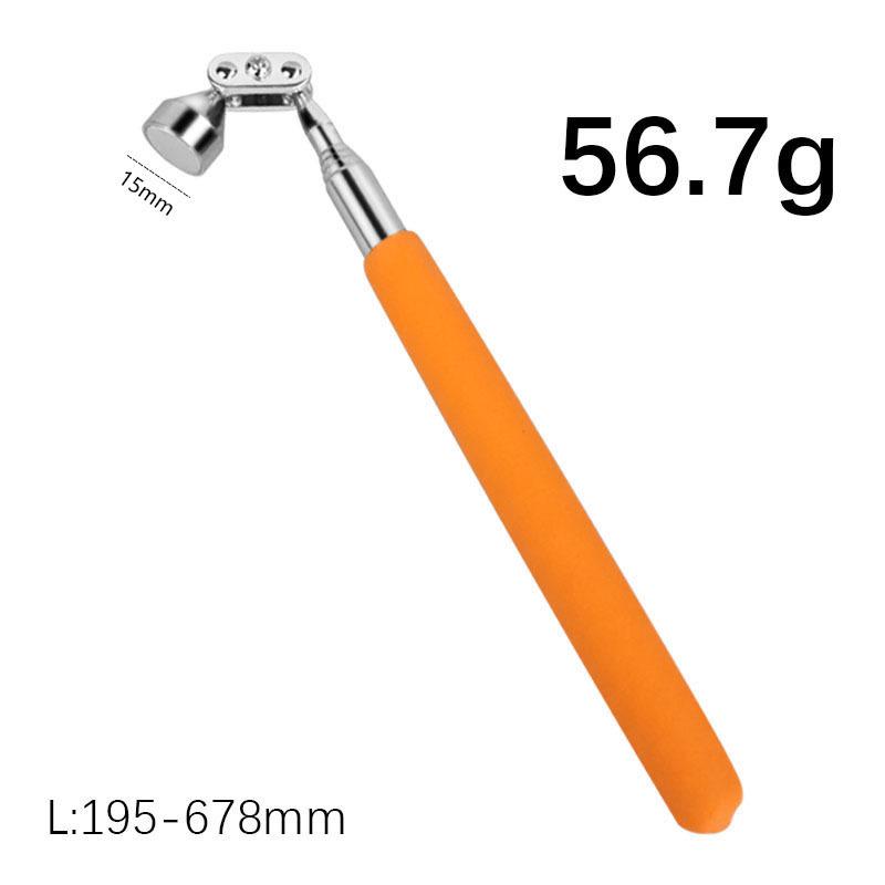 1.5 lb Telescopic Magnetic Pickup Tool with Light, Strong Magnet, Extendable Round & Square Mirror, Auto Repair Flashlight Head