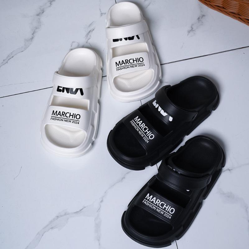 New men's sandals indoor and outdoor wear-resistant non-slip heightened thick-soled trend EVA cool slippers beach shoes
