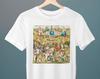 The Garden of Earthly Delights, Hieronymus Bosch Painting, Unisex T-Shirt, Paradise Lost, Gift for Her, Gift for Him, Art Lover Gift