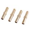 Brass Fitting Hose Barb Tail Reducer Reducing Plug Connector (8mm-8mm 4pcs)