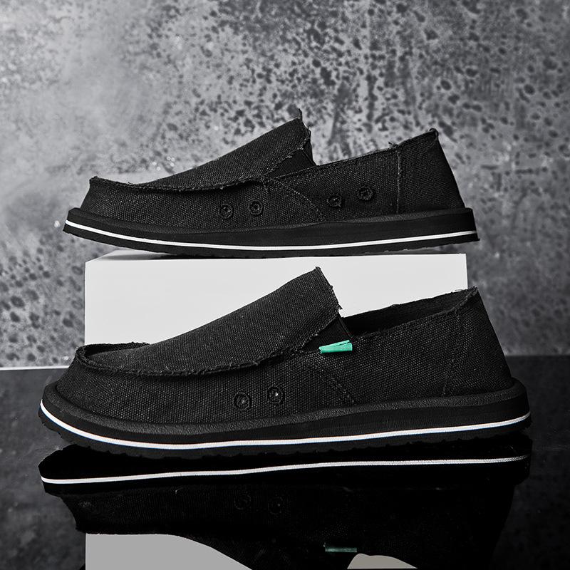 Fashion High-quality Men's Shoes,Breathable Canvas Shoes,lightweight Soft Soled Handmade Cloth Shoe,summer Casual Shoes Zapatos Casuales