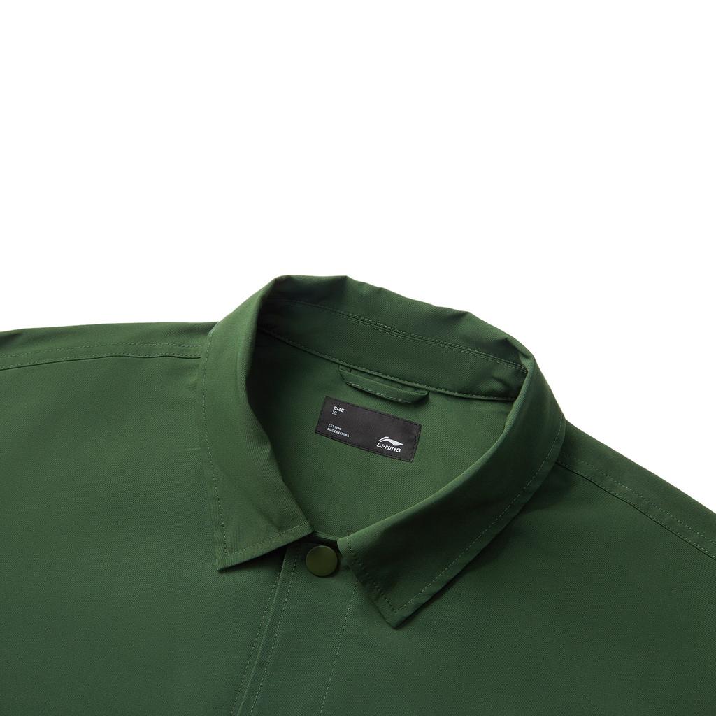 Li Ning Sports Lifestyle Series Casual Comfortable Versatile Jacket Unisex Jacket Dark-Wilderness-Green AJDV085-7