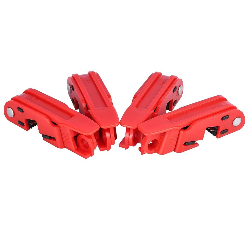 Circuit Breaker Lockout, Grip Tight Lockout Tagout Breaker Box Lock for Standard Single and Double Toggles, Pack of 2