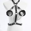 Fetish Toy PU Leather Sexy Lingerie Handcuff Harness SM Slave Role Play Neck Collar Leash Adult Couple Sex Toy Set 18+ Shop