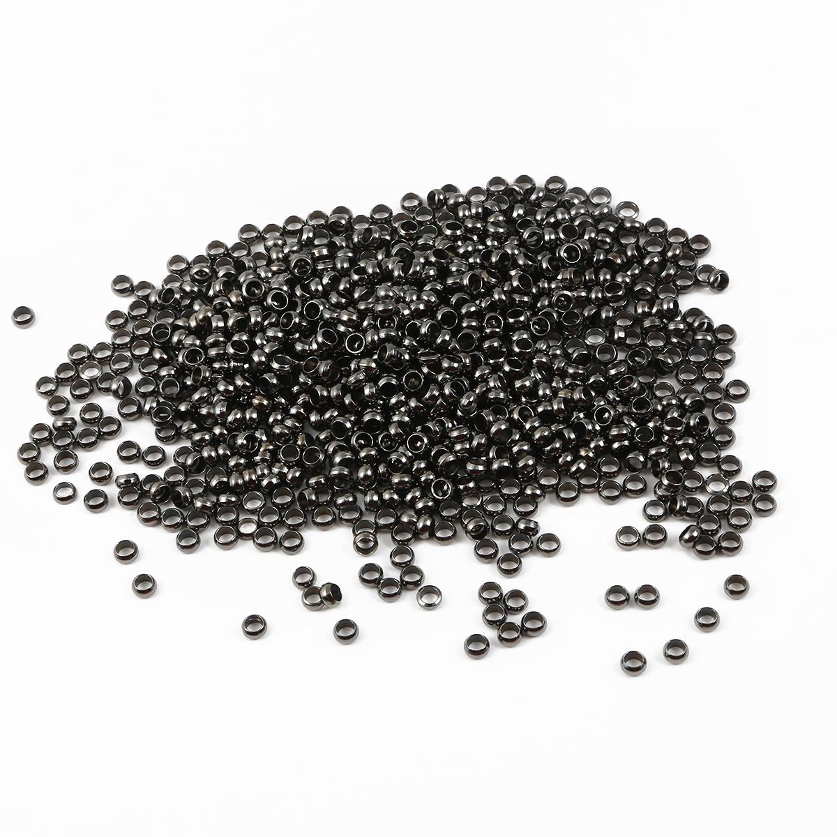 

100-500 шт., свободные бусины с микро пробкой, нескользящие медные бусины-прокладки, фурнитура для ювелирных изделий своими руками 3.5mm 200pcs