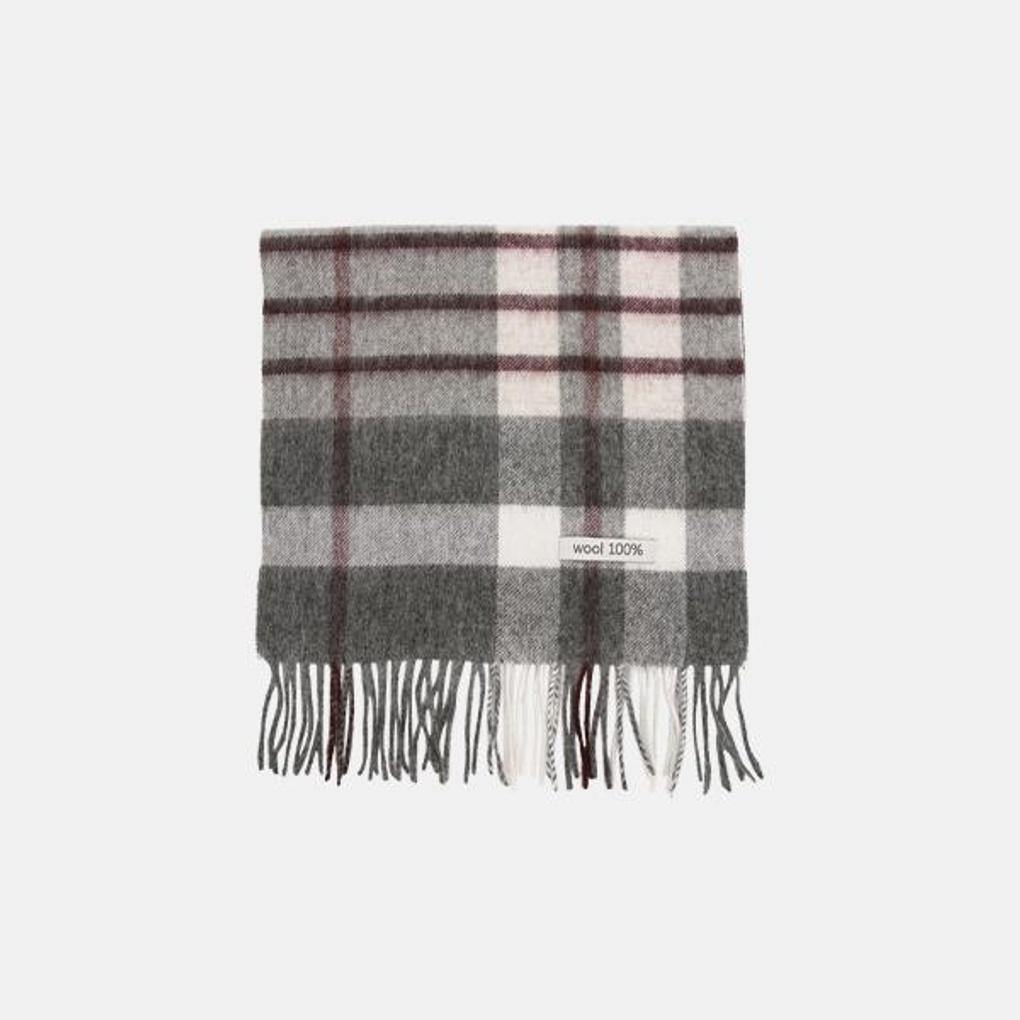 Elkate Women's Daily Classic Wool Check Scarf Fall Fashion Long Winter Muffler LDRM028