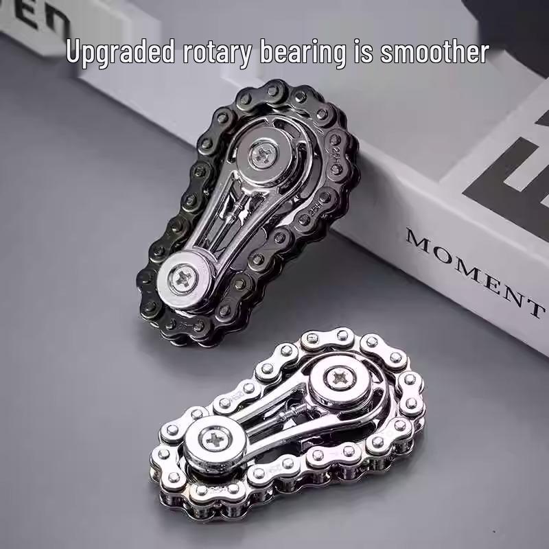 Fingertip Gyro Gear: Stress-Relief Chain Toy