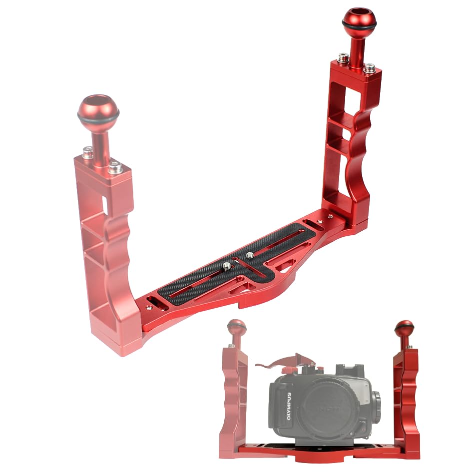 

Bamboo Underwater Camera Diving Housing Arm System Grip Base System System Holder with Direct Base for GoPro Olympus Canon Nikon Dive! Multi-Tray