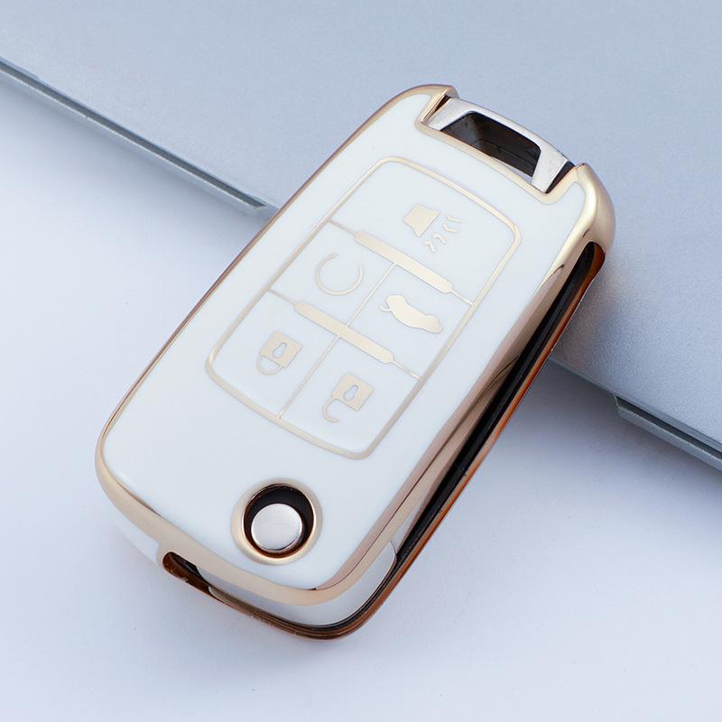 For Buick Yinglang Car Key Set GT LaCrosse Encora Folding Protective Case Chevrolet Malibu Buckle
