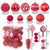 11/11pcs Christmas Ball Ornaments Special-shaped Christmas Tree Party Decoration New Christmas Spheres Pendant Short Snail Set