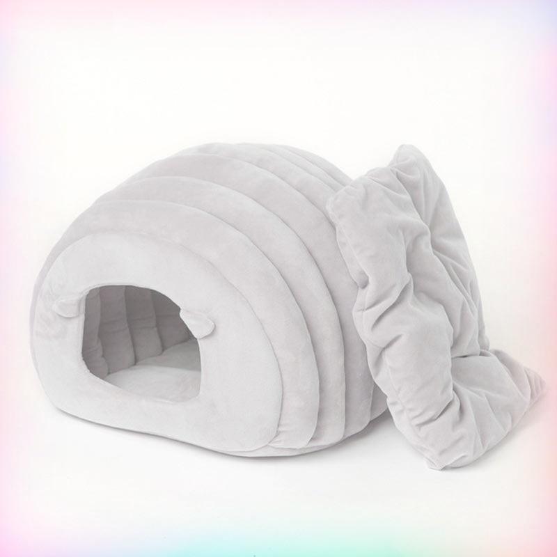 Cat Bed Mat Winter Autumn Caterpillar Cozy Sleep House Warm Nest Safe Breathable Large Space Bed Warm Cat Products Cushions