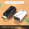 HDMI To VGA Converter HD Adapter for TV Monitor Projector VGA Interface To HD