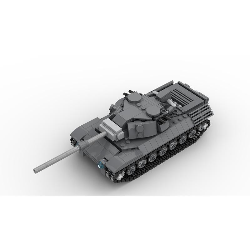 Char de combat principal allemand Leopard 1 Bloc de construction Wwi Wwii Véhicule blindé Jouet modèle d'assemblage Ensemble compatible