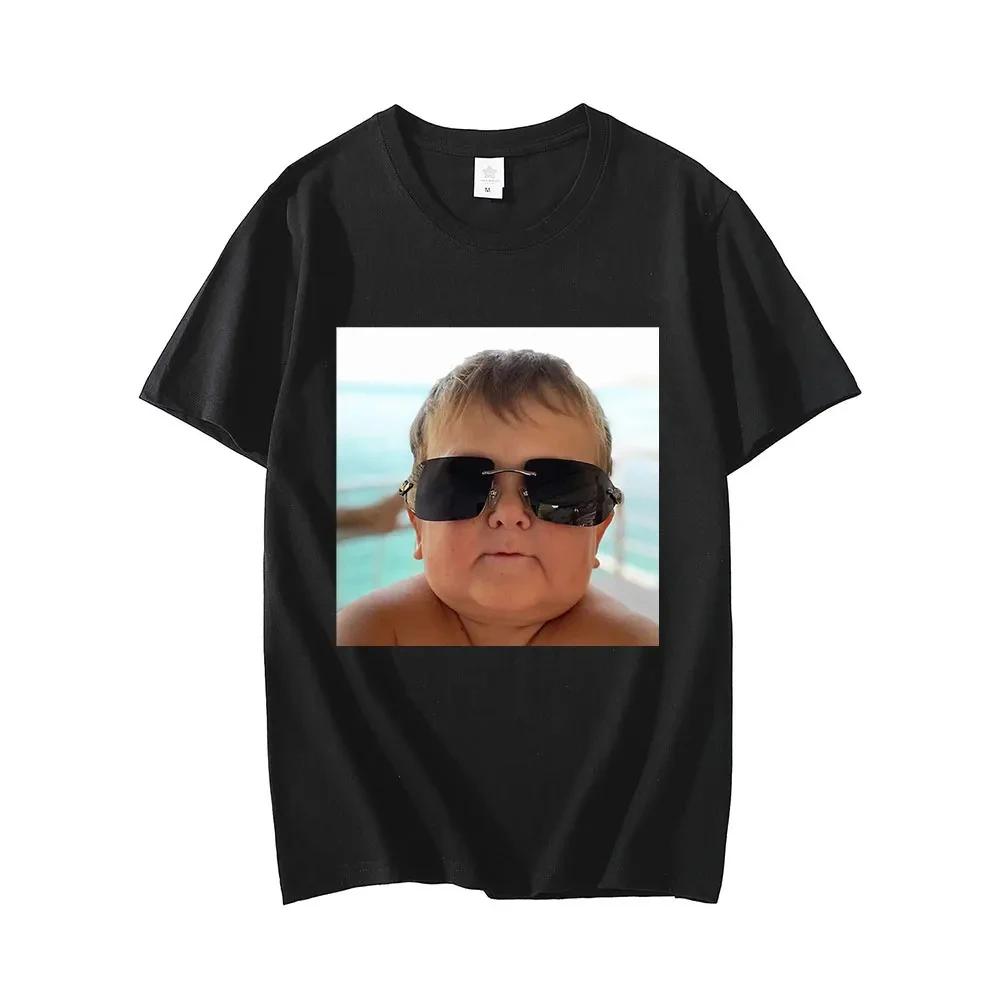 

Hasbulla Fighting T-shirt Mini Khabib Blogger Graphic Cotton T-shirts Men Women High Quality Oversized Tee Shirt Streetwear XXXXXL чёрный