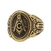 2026 European and American Men's Jewelry Personalized Retro Oval Ring