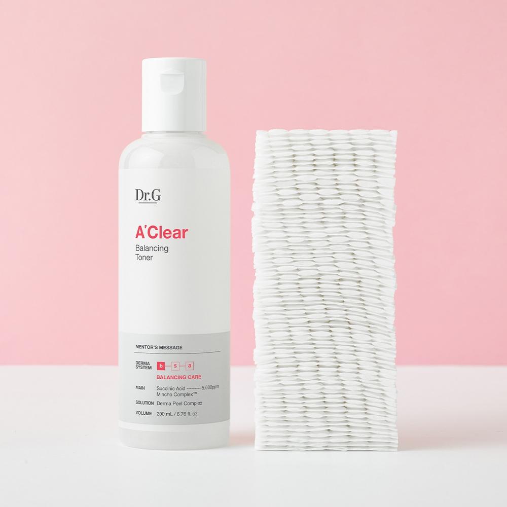Dr.g [sebum Care] Dr.g Clear Balancing Toner 200ml Giveaway Plan  + 70 Cotton Pads