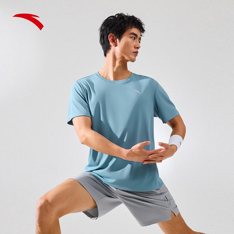 Anta Men's Quick-Dry Crew Neck Running T-shirt