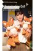 Running Fox Girl Plush Sleep Pillow - Cute Birthday Gift