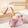 Portable Hollow Bath Basket Silicone Handle Portable Bath Basket Student Dormitory Bathroom Toiletries Storage Basket