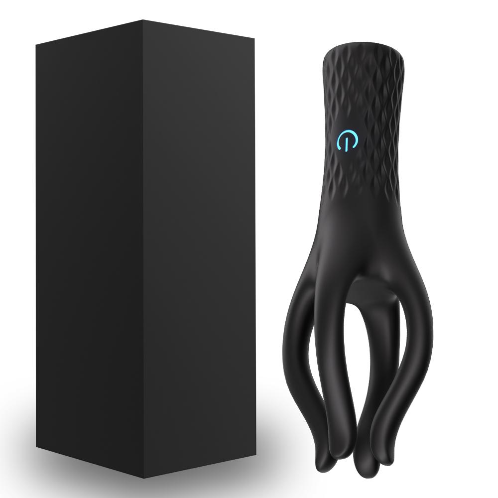 10 Speed Vibrating Glans Trainer Penis Massage Male Masturbator Sex Toys for Men Lasting Delay Endurance Exercise