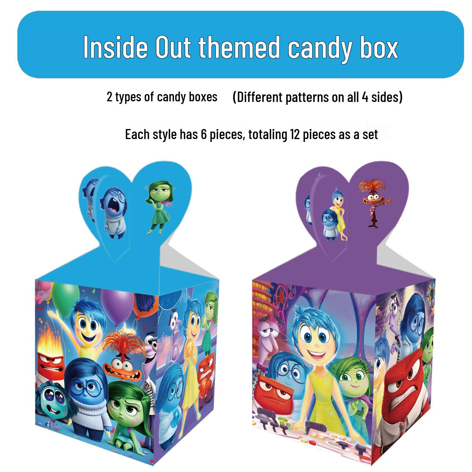 In Stock Brainstorm Party Theme Birthday Gift and Candy Tote Boxes