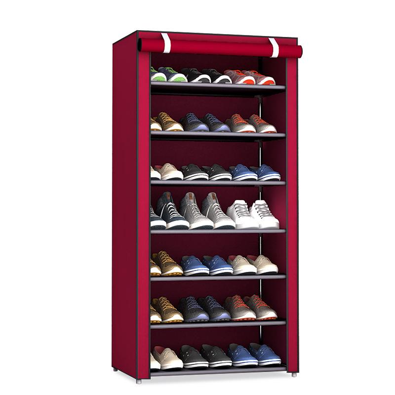 Multi-layer Dustproof Shoe Cabinet and Organizer for Home, Dormitory, or Hallway