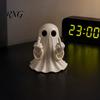 Unique Halloween Decorations Ghost Figurine, Funny Spooky Middle Finger Statue, Table Decorations, Cartoon Modern Decor Cute Resin Holiday Desktop
