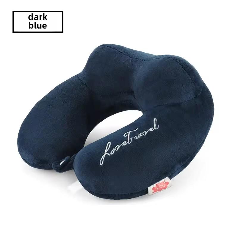 

U-образная дорожная подушка для поддержки шеи, подушка с эффектом памяти для взрослых, для автомобиля, самолета, облегчение боли в шее, помощь для сна студентов