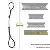 Wanzun Spliced Wire Rope Double Buckle Lifting Slings